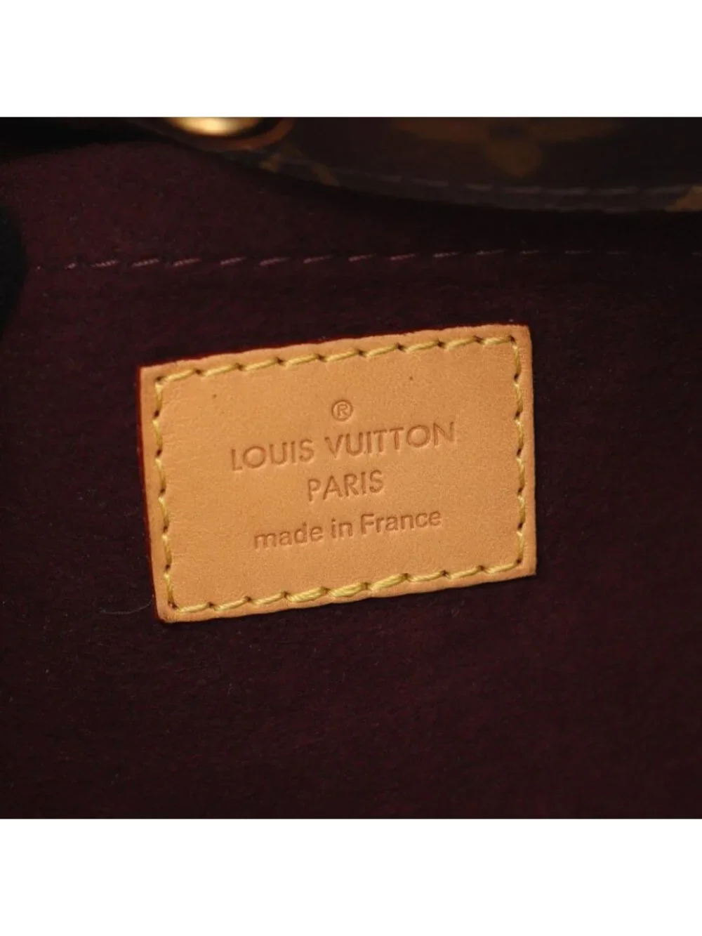 Louis Vuitton Montaigne MM 2-Way Canvas Leather Handbag